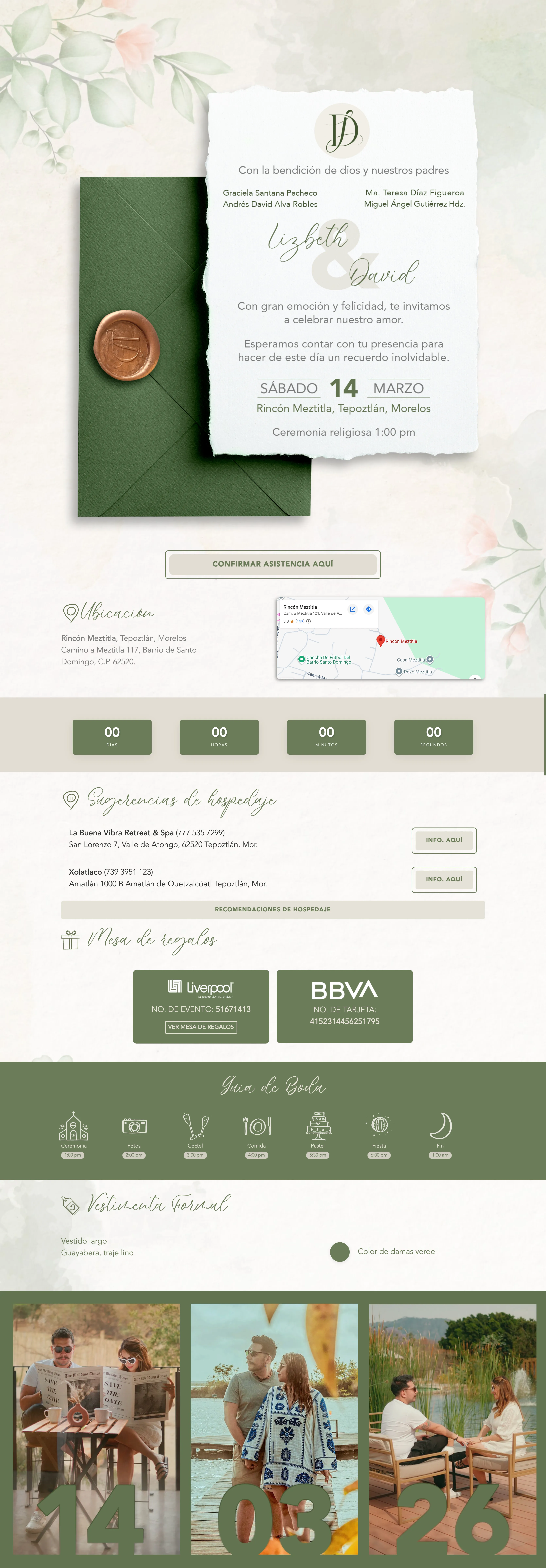 Boda Liz y David